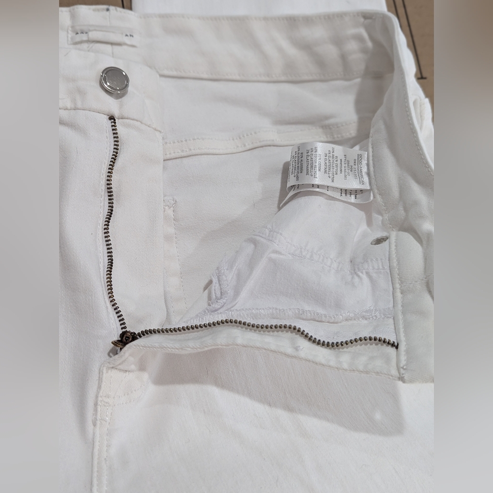 Good American White Skinny High Rise Jeans Size 16 Never Worn - Picture 5 of 12
